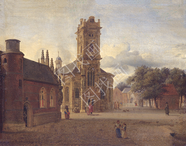 A Square before a Church